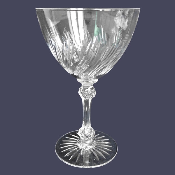 Verre à vin ou verre à porto en cristal de Baccarat, modèle à torsades taille 8659 - 10,5cm