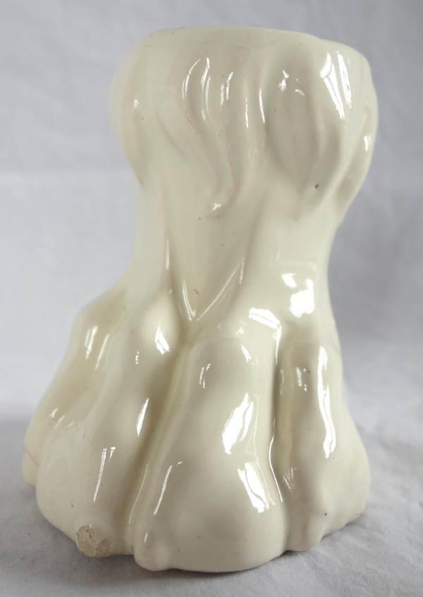 4 ornamental lion claws feet for a earthenware wood-burner stove