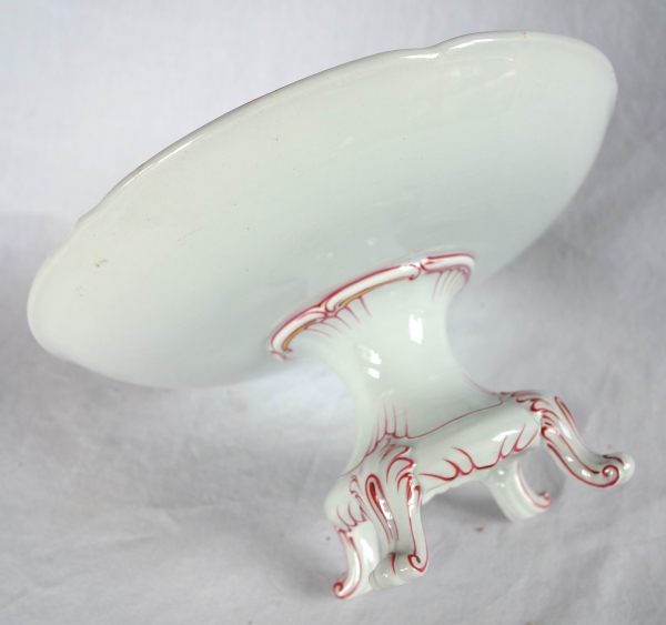 Luneville - Louis XV style earthenware serving dish - coat of arms and crown of count