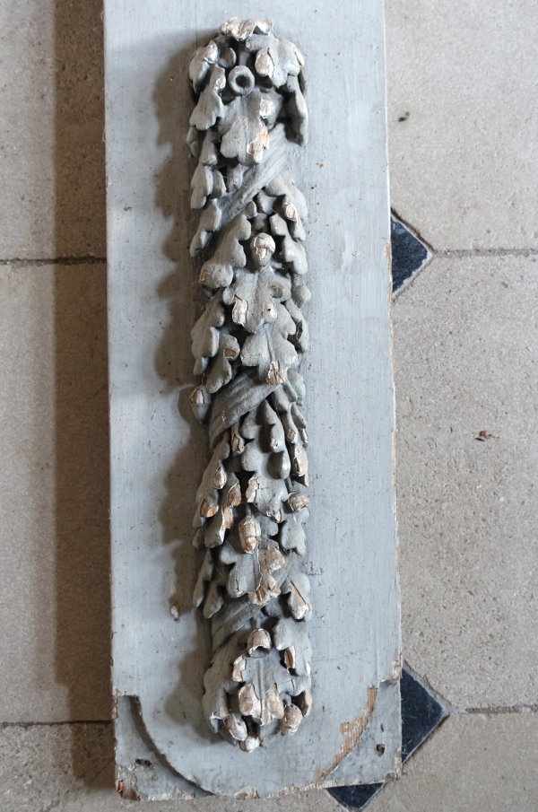 Pair of Louis XVI panels for ceiling or beams, 18th century