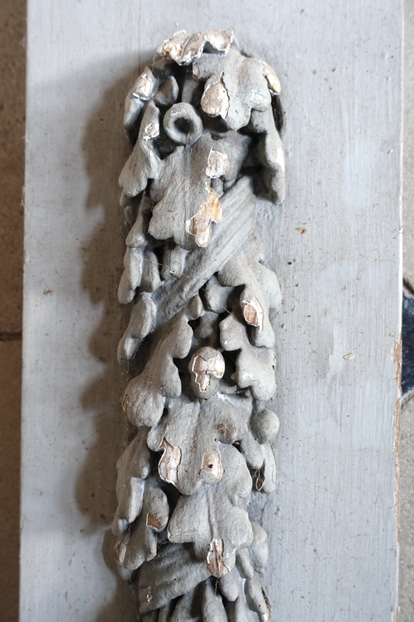 Pair of Louis XVI panels for ceiling or beams, 18th century