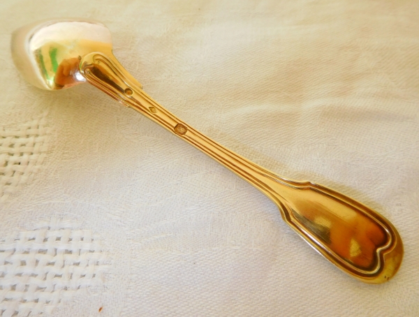 12 vermeil coffee spoons / tea spoons, old man hallmark early 19th century