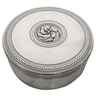 French antique sterling silver box, Boin Taburet, late 19th century