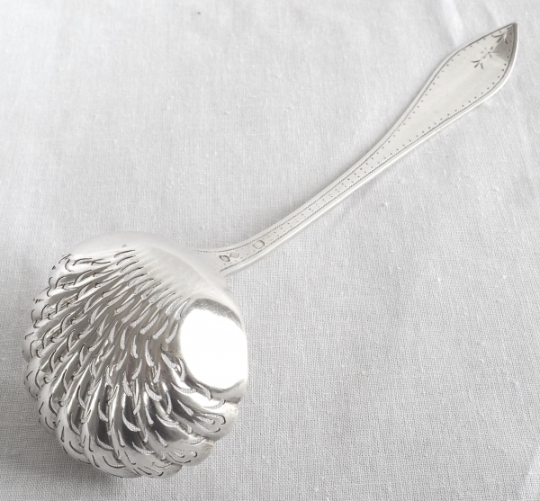Sterling silver sugar sifter / sugar spoon, early 19th century