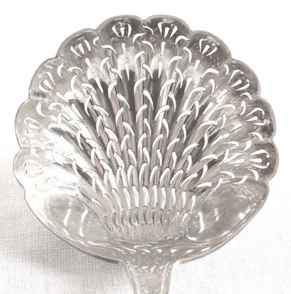 Sterling silver sugar sifter / sugar spoon, early 19th century