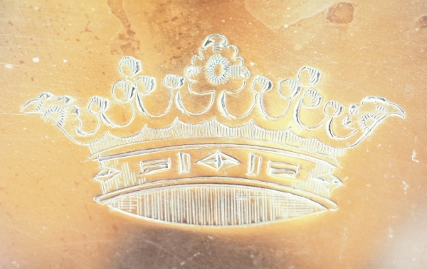Huilier vinaigrier en vermeil à couronne de Marquis vers 1830 - poinçon Vieillard - Veyrat