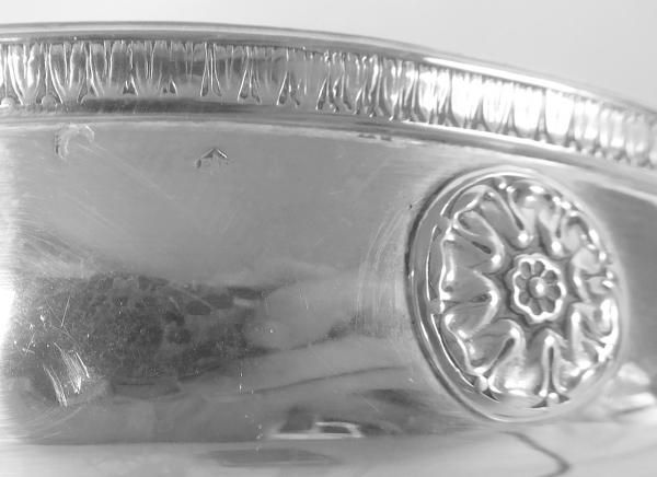 Puiforcat - Empire style sterling silver candy bowl, silversmith Puiforcat