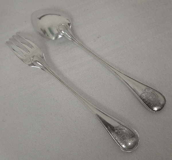 Granvigne : sterling silver flatware for 24 guests, 99 pieces