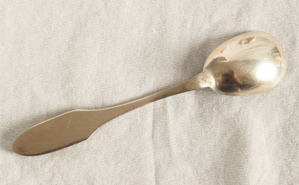 Paire de salerons de style Louis XVI en argent massif et vermeil, poinçon Minerve