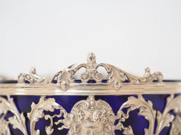 Paire de salerons en argent massif, style Louis XVI - poinçon Minerve