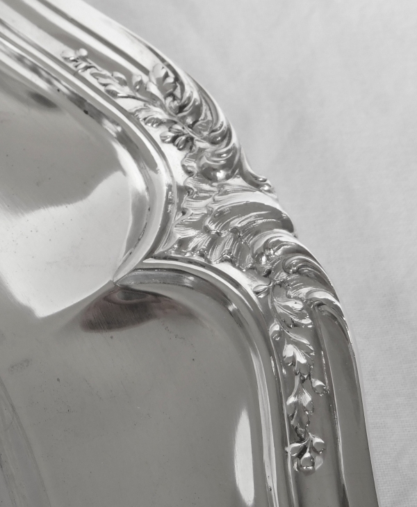 Puiforcat : sterling silver Louis XV style dish without a monogra