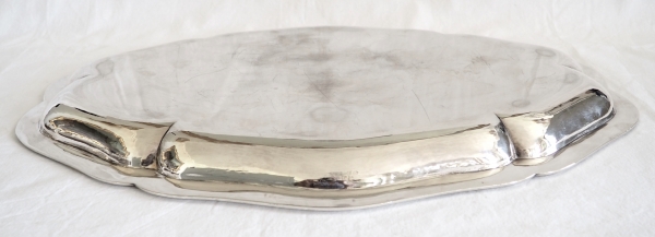 Puiforcat : Louis XV style sterling silver oval dish or tray