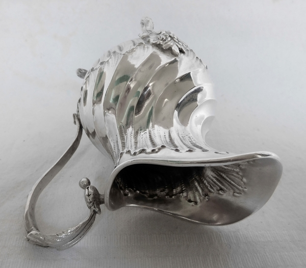 Sterling silver Louis XV / Rococo style milk jug