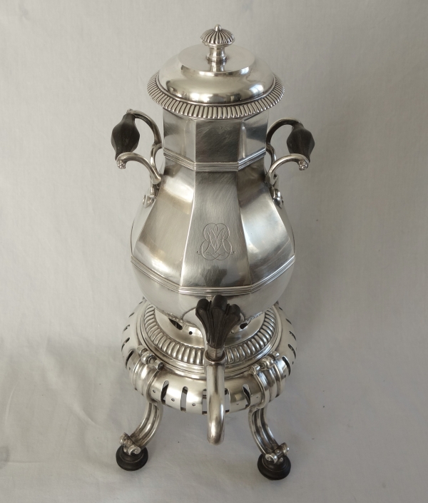 Cardeilhac : silver plated samovar, Regency style