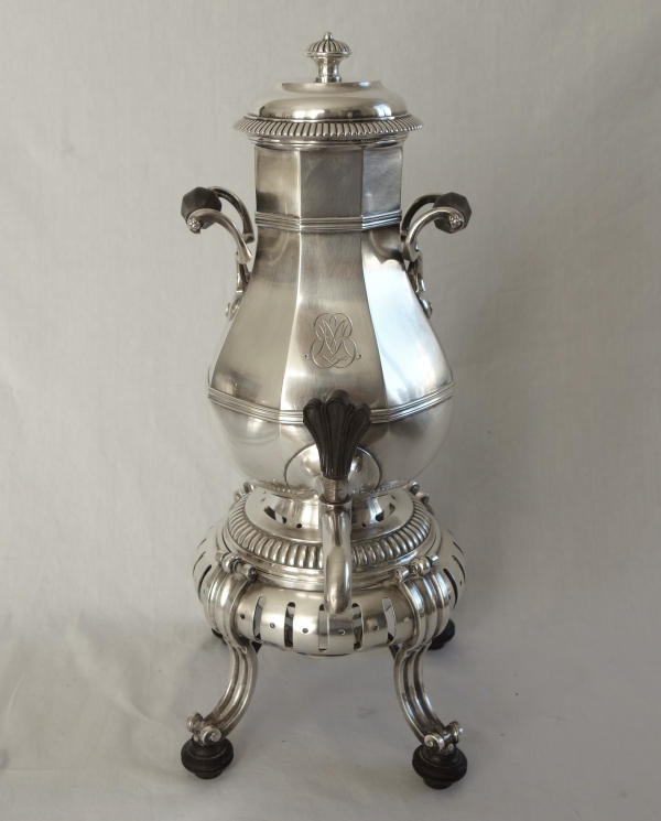 Cardeilhac : silver plated samovar, Regency style