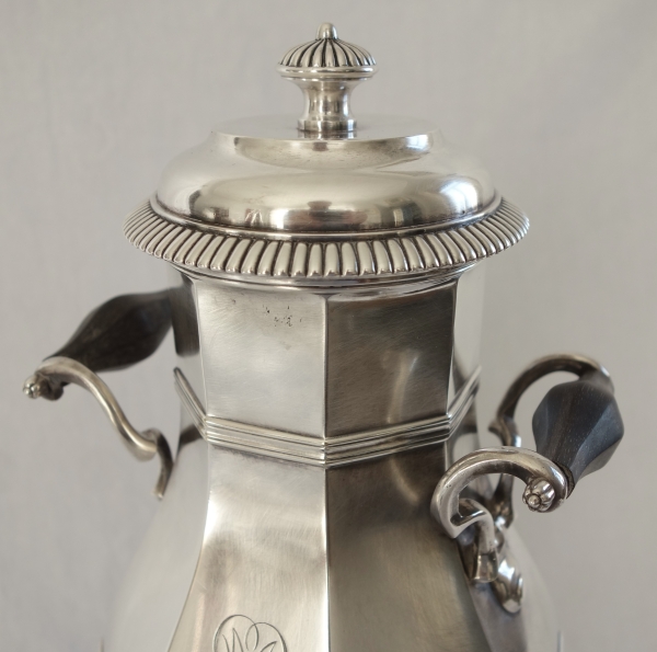 Cardeilhac : silver plated samovar, Regency style