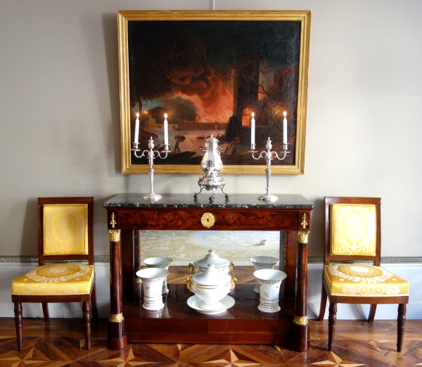 Cardeilhac : silver plated samovar, Regency style