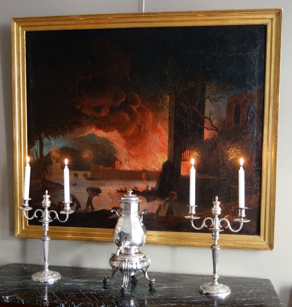 Cardeilhac : silver plated samovar, Regency style