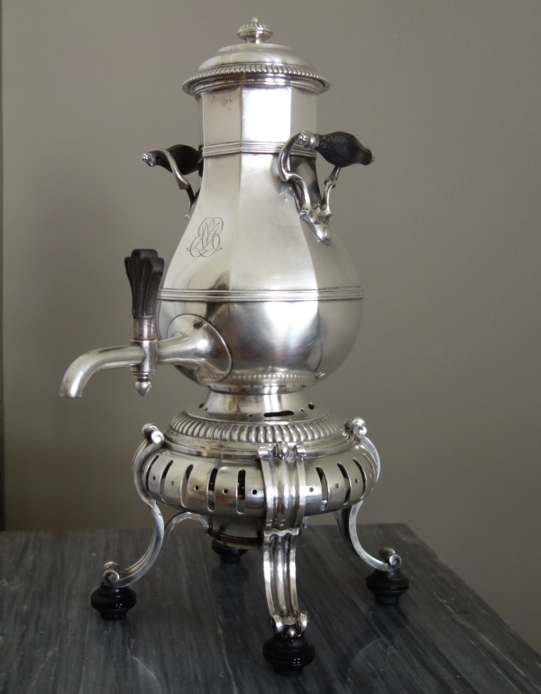 Cardeilhac : silver plated samovar, Regency style