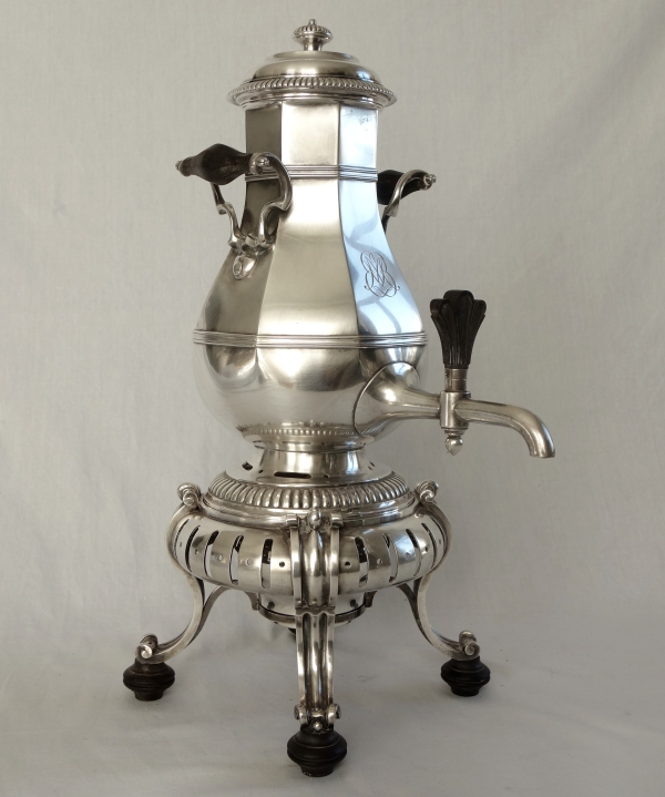 Cardeilhac : silver plated samovar, Regency style