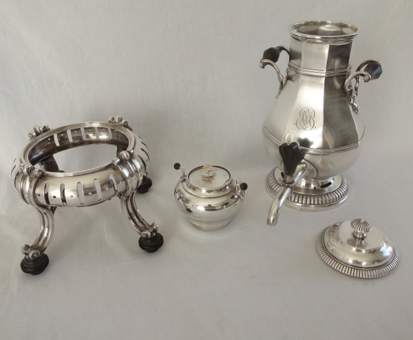 Cardeilhac : silver plated samovar, Regency style
