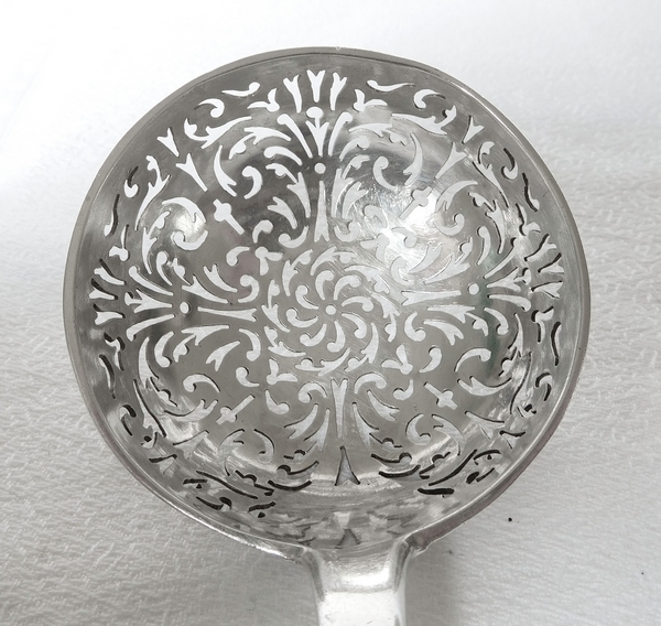18th century French sterling silver sugar sifter - 99g - Paris, 1775