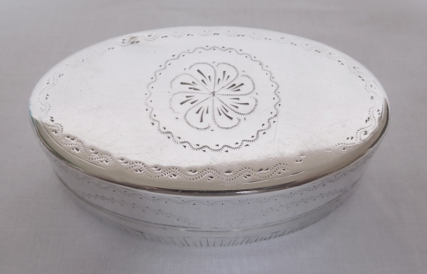Antique sterling silver and vermeil snuffbox, 18th century / early 19th century