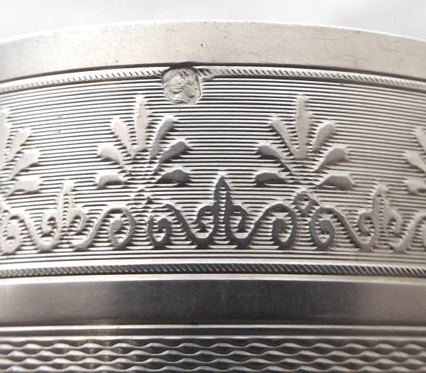 Puiforcat : large sterling silver and vermeil goblet / tumbler - 143g