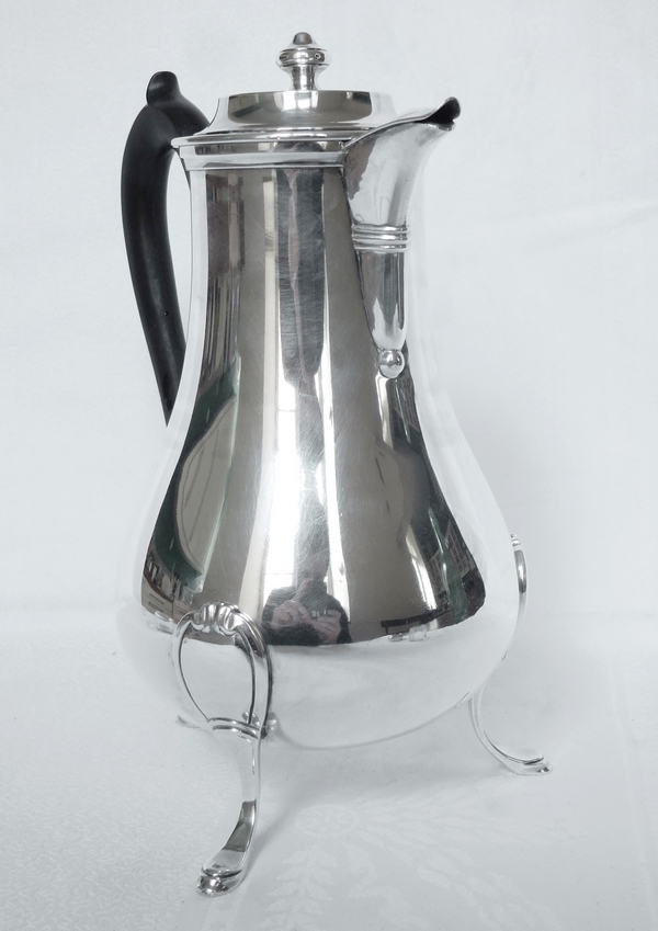 Sterling silver Louis XV style coffee pot