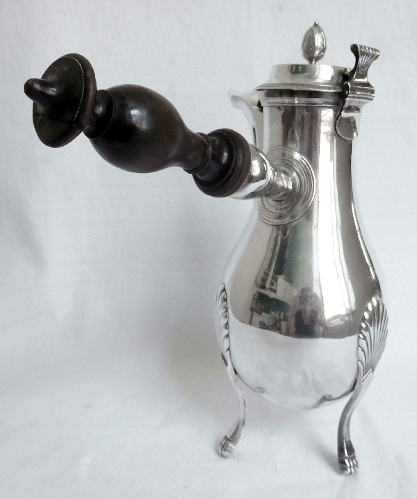 Sterling silver coffee pot, early 19th century