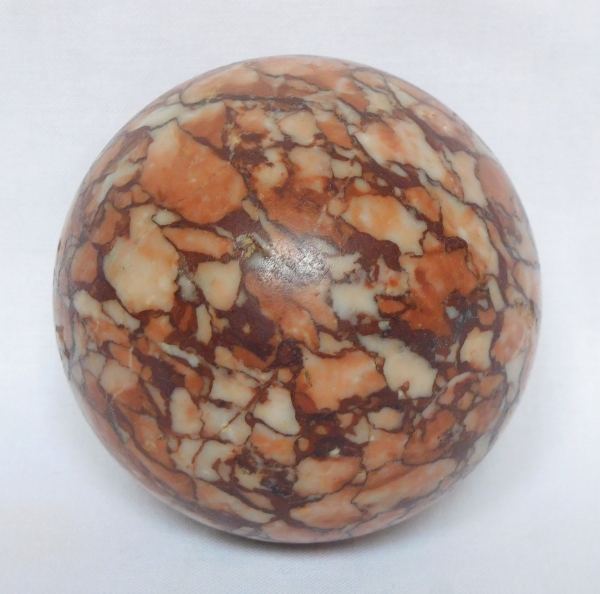 Grand Tour souvenir : 3 decorative marble balls, 19th century