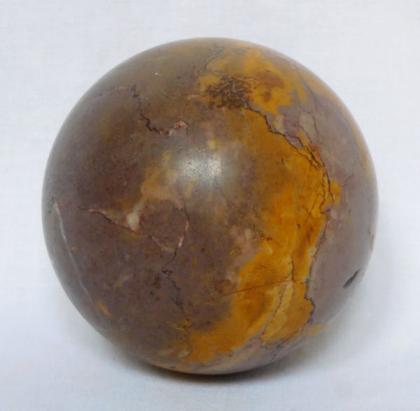 Grand Tour souvenir : 3 decorative marble balls, 19th century