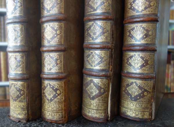 Moreri : historical dictionnary - 4 in-folio volumes, 1707 - early 18th century, Louis XIV period