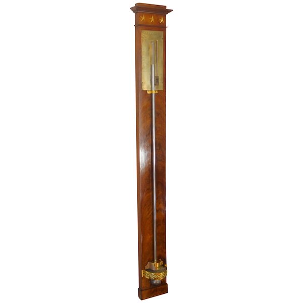 Mahogany barometer, early 19th century circa 1820 - 1830 signed Lerebours