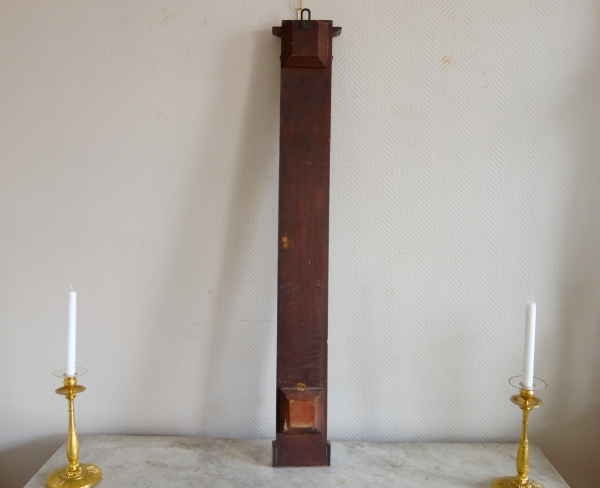 Mahogany Reaumur barometer, Restoration period, early 19th century circa 1820 - 1830