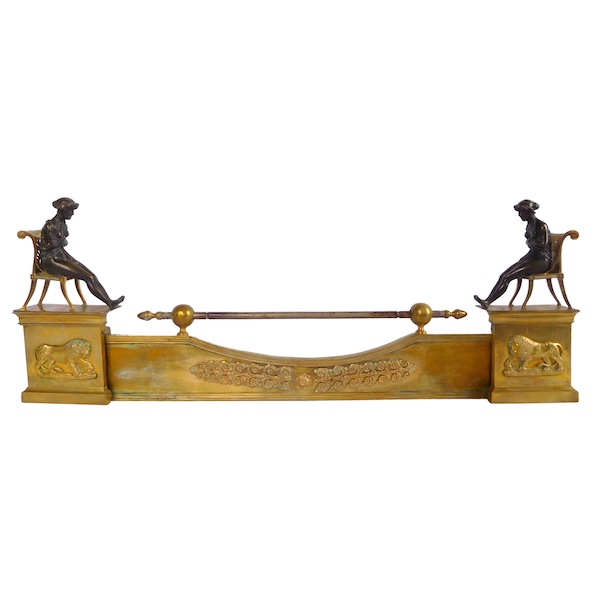 Empire ormolu mantel bar, France, early 19th century in the taste of Claude Galle