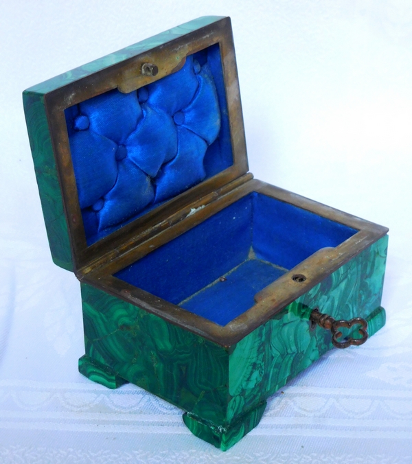 Malachite box, Russia, mid 19th century