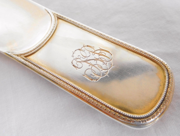 Sormani : Louis XVI style sterling silver shoehorn