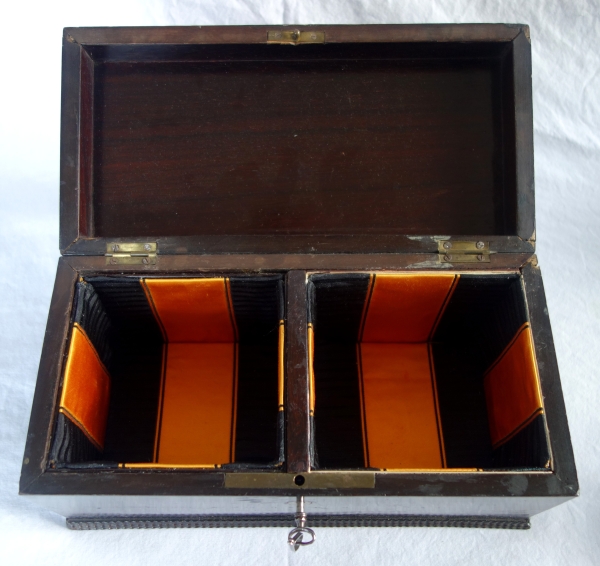 Napoleon III blackened wood and Boulle marquetry cigars box, 19th century