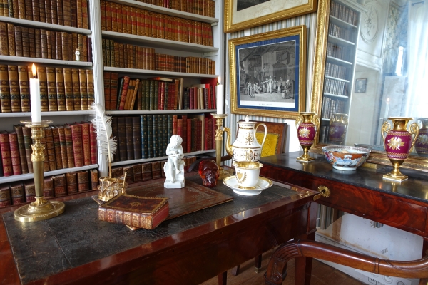 Empire ormolu and Le Creusot crystal inkwell - 19th century circa 1830 - 1840