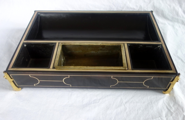 Louis XIV style Boulle marquetry inkwell - Napoleon III period - 19th century circa 1850