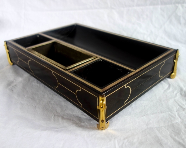 Louis XIV style Boulle marquetry inkwell - Napoleon III period - 19th century circa 1850