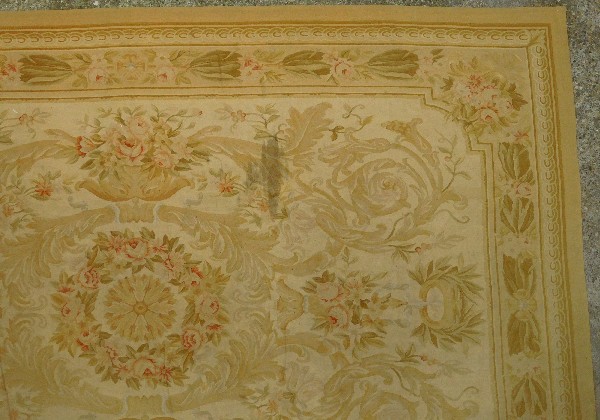 Grand tapis d'Aubusson d'époque Napoléon III - 420cm x 290cm