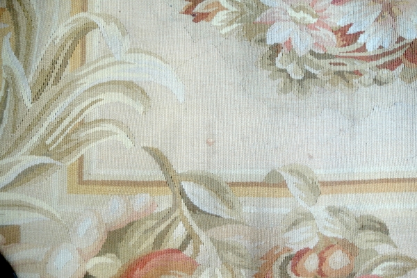 Large Empire style Aubusson carpet - 240cm x 305cm