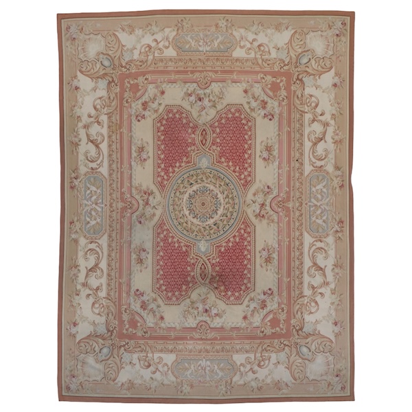 Large neoclassical style Aubusson carpet - 371cm x 264cm
