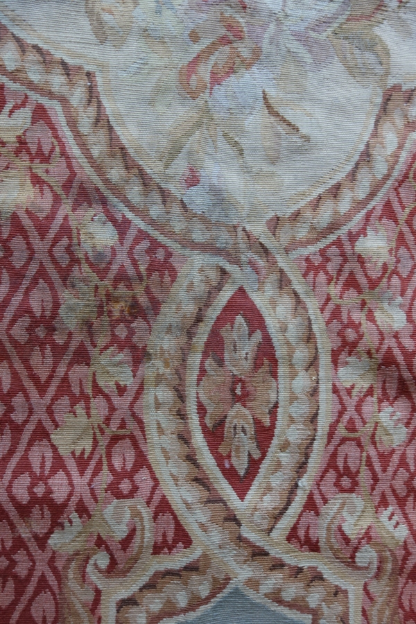 Large neoclassical style Aubusson carpet - 371cm x 264cm