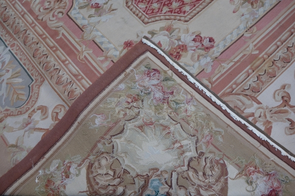 Large neoclassical style Aubusson carpet - 371cm x 264cm
