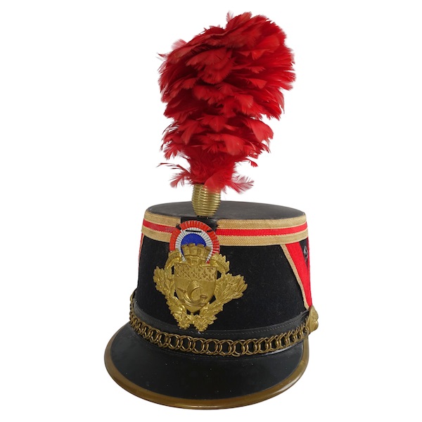 Shako - flat-topped French cap for a Republican Guard