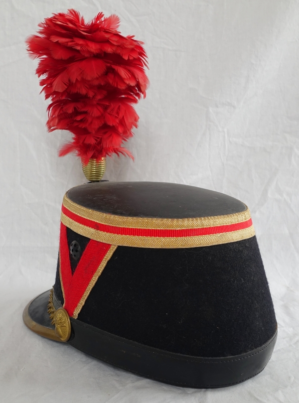 Shako - flat-topped French cap for a Republican Guard