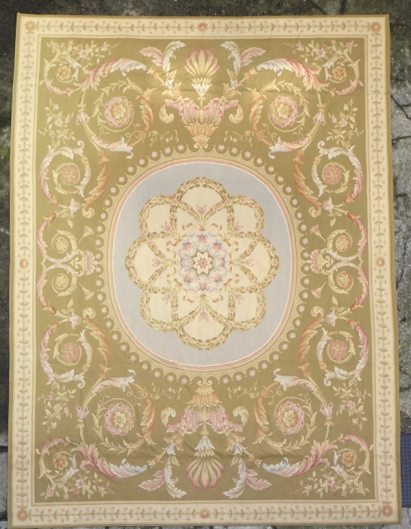 Aubusson Empire style carpet, Napoleon III period - 372cm x 265cm